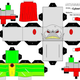 Illustration for article titled Print out and fold your own paper TARDIS and Daleks